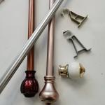 Wrought Iron 6.7m 0.4mm Heavy Duty Extra Long Curtain Rods for sale