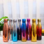 Stainless Steel Water Bottle 25oz Peacock Blue Triple Layered Vacuum Insulated Containers Keeps Drinks Cold For 48 Hours And Hot For 24 BPA Free for sale