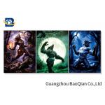Flipped Efect 3d Lenticular Picture Posters With Monster / Religion , Home Decoration Pieces for sale