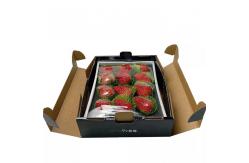 China Art Paper C1S Corrugated Cardboard Strawberry Boxes Matt Lamination supplier