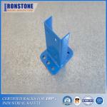 Industrial CE Upright Pallet Rack Footplate Bolted With High Tensile Metal for sale
