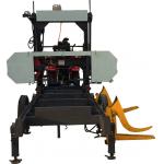 Log Diesel/Petrol Engine Sawmill Wood Machine Portable Band Sawmill With Trailer Saw Mill Machine for sale