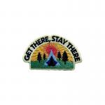 Embroidered Iron On Sew On Hat Patches Customization Wonderful Color for sale