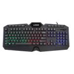 104 10 Keys ETEK Keyboard with Rainbow Backlight Carbon Film Technology and Simple Light Effect Control Lightweight at 658g for sale