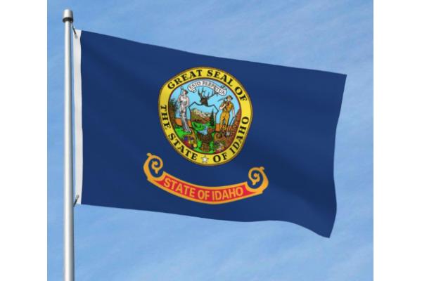 Double Sides Interlayer Long-term Use Idaho Flag Single Side 50PCS