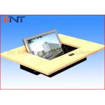 Black Matte Touch Screen Flip Up  LCD Monitor Lift For Audio Video Conference for sale