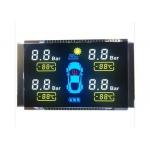 VA Segmented LCD Display Black Screen Module For Car Tire Pressure for sale