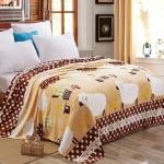 Portable Printed Flannel Blanket Super Soft Easy Washing for sale