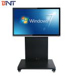 150CM Production Height Mobile TV Bracket For School / Shopping Mall for sale