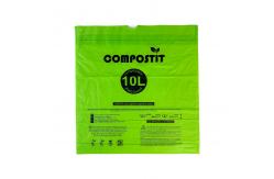 China Non Toxic Harmless Compostable Garbage Bags Drawstring Refuse Bags supplier