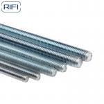 electro galvanized All Threaded Rods Zinc Plated 3/8 To 3/4 M6 To M18 12FT for sale