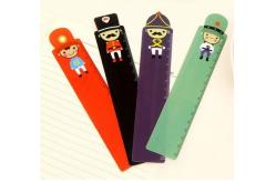 China best promotion gifts DIY creative stationery Funny UK soldier shaped Personalized ruler school kids plastic ruler supplier