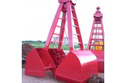 China Lifting Bulk 25t Ouco Crane Grab Bucket 2 Peels Clamshell Mechanical supplier