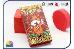China Hollowed Out Coated Drawer Paper Box With Flocking EVA Insert 157gsm supplier