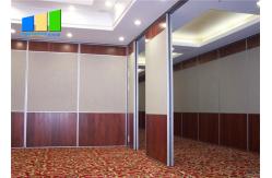China Ballroom Sound Proof Folding Partitions Movable Wooden Partition Wall For Auditoriums supplier