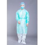 Green 35g PP PE General Surgical Disposable Isolation Gown for sale