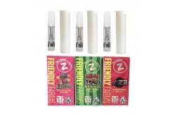 China Friendly Farms Packaging With 0.8ml empty carts Vape Cartridge ceramic coil with tube and flavor sticker supplier