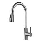 CUPC Ceramic Cartridge Single Handle Pull Down Kitchen Faucet Movable sprayer IPX5 for sale