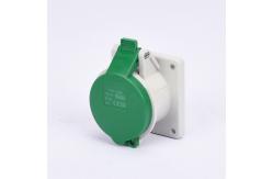 China 4P 16A IP44 500V Industrial Panel Mounted Socket supplier