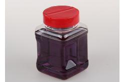 China Spice Square Shape Clear PET Plastic Jars Small Transparent Food Grade Canister supplier