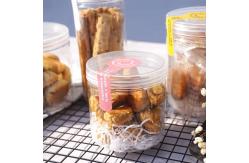 China Custom Christmas Santa Cookie Jar With Lid Plastic Jam container 1400ml supplier