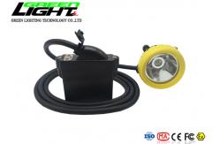 China Lithium lon 2A Charger ABS 10000lux LED Miners Cap Lamp supplier