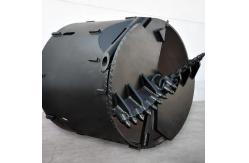 China Piling Rig Drilling Spare Parts Drilling Bucket Hydraulic Double-Bottom Double Open supplier