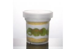 China Round Single Wall 180ml Ice Cream Balm Container With Lid supplier