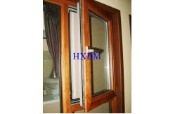 China Soundproof Metal Clad Wood Windows , Security Internal Double Glazed Window Units supplier
