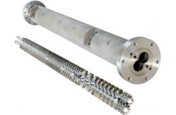 China Counter Rotating Parallel Twin Screw Barrel Customized supplier