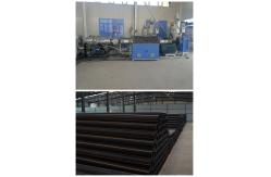 China Single Screw PP RPE PE Pipe Extruder With Omron Temperature Contrller supplier