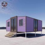 Outdoor Prefab Fold Out Container House For Temporary Housing 20FT for sale