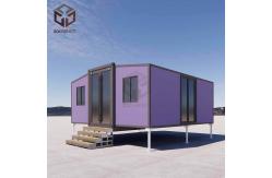 China Outdoor Prefab Fold Out Container House For Temporary Housing 20FT supplier