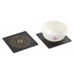 Multicolor Heat Resistant Coasters Set With Assorted Designs - 6-Pack for sale