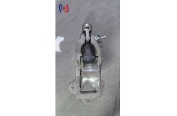 China 178×76MM Conductor Stringing Blocks Electric Power Construction 10KN Universal Stringing Pulley supplier