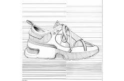 China Rubber Outsole Custom Women's Running Shoes Mesh Lining supplier