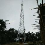 Self Supporting 3 Legged Tower Angle Steel Communication Lattice for sale