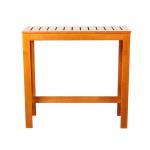 MDF Solid Rubber NC Painting High Bar Table KD Package Mahogany Wood Bar for sale