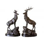 Life Size Metal Antelope Casting Bronze Deer Sculpture for Indoor or Outdoor for sale