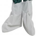 Latex Free Disposable Boot Covers Lightweight , Ankle And Opening With Elastic for sale