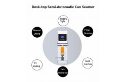 China Plastic Bottle Automatic Can Sealer Pet Cannular Can Capping Machine supplier