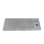 IP65  industrial Metal Keyboard with numeric keys with trackball for sale