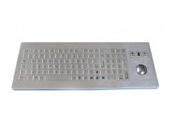 China IP65  industrial Metal Keyboard with numeric keys with trackball supplier