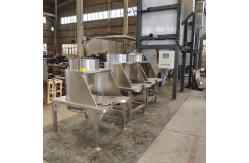 China Starch Flour Bag Dump Station With Vibration Screener System For Discharging Unloading supplier
