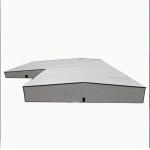 Industrial Prefabricated Steel Frame Building Factory For Poultry Feed Processing / Storage for sale