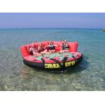Crazy Ufo Towable Inflatables / Adults And Child Inflatable Water Sport Games for sale