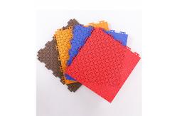 China No Bulging PP Interlocking Tiles Outdoor Stadium Flooring Toxicless supplier