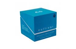 China Blue Rigid Custom Luxury Candle Boxes Flaps Clourse Cardboard Insert supplier