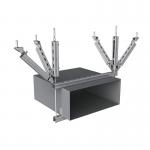 Fire Rated Adjustable Galvanized Ductwork Seismic Bracing System For Earthquake Resistance for sale