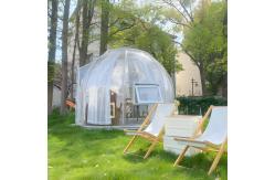 China PC Clear Transparent Dome Tents Sunshade Dome Tents With LED Light supplier